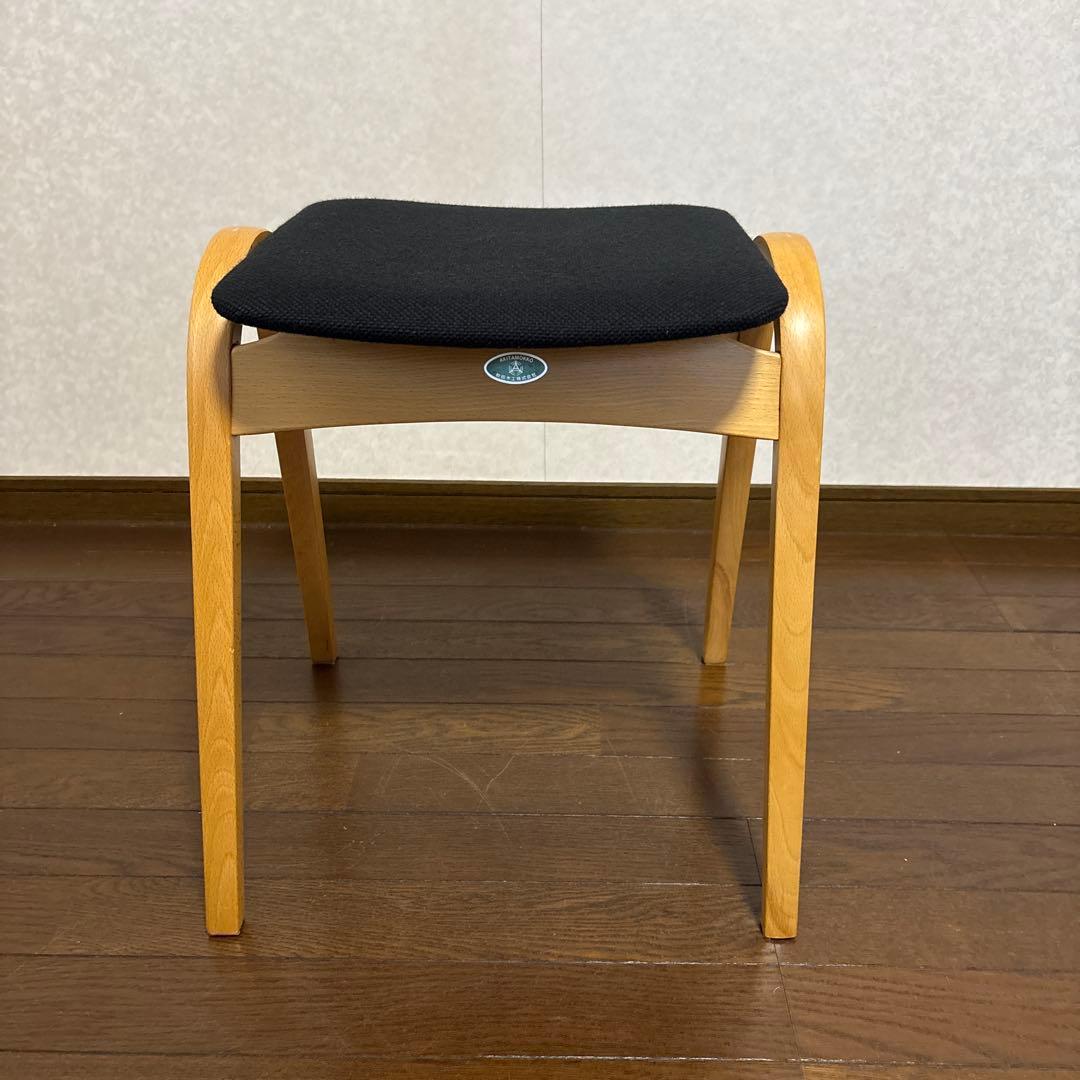 【良品】秋田木工 スタッキング スツール 剣持勇