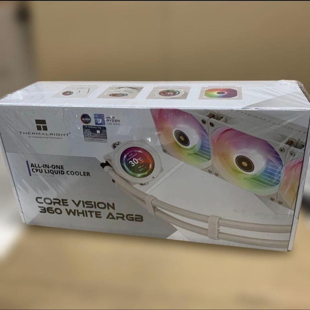 PC用ファン・クーラー THERMALRIGHT CORE VISION 360 WHITE ARGB