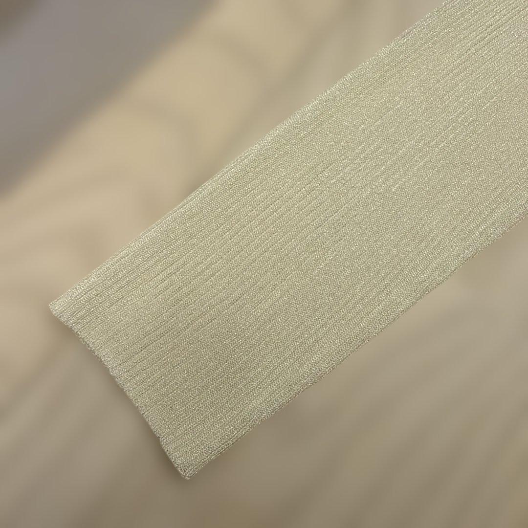 MACHATT フリル付き襟 長袖トップス