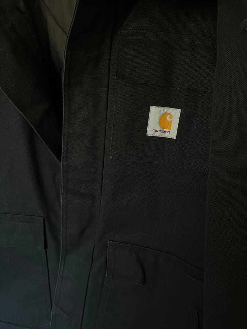 Carhartt シベリアンパーカーブラック フード付きジャケット