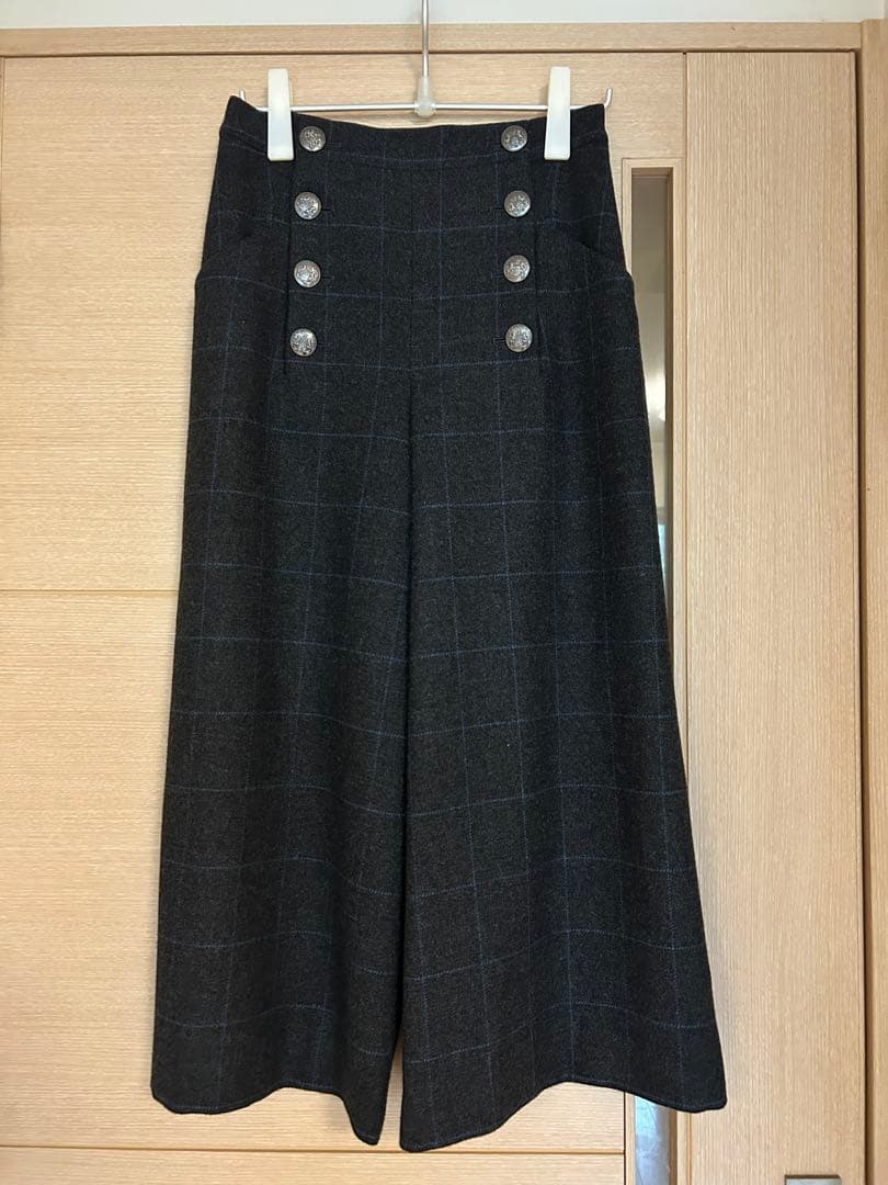 シャネル　CHANEL チェック柄パンツ