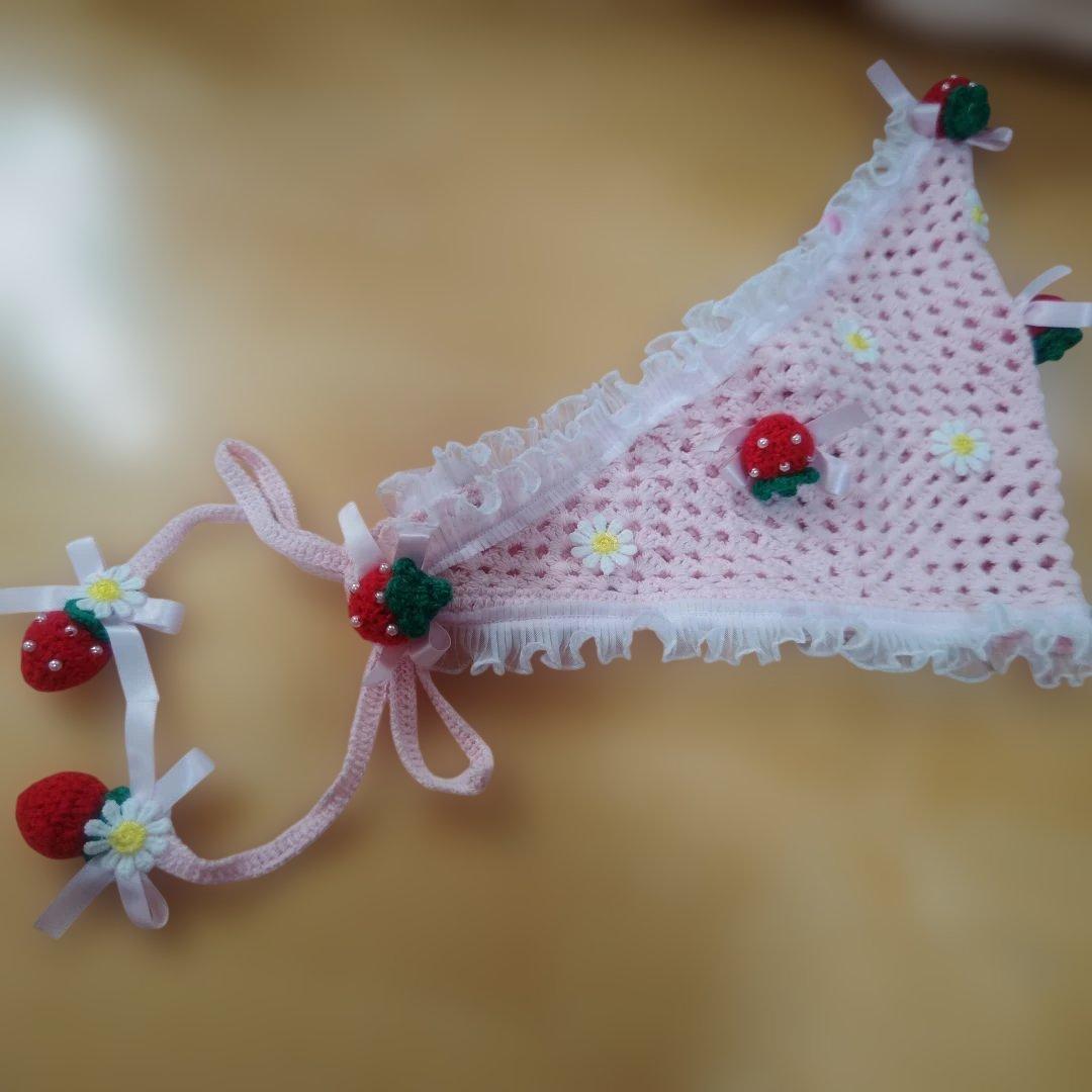 1点物いちごバブーシュカミルクリームAngelic Pretty