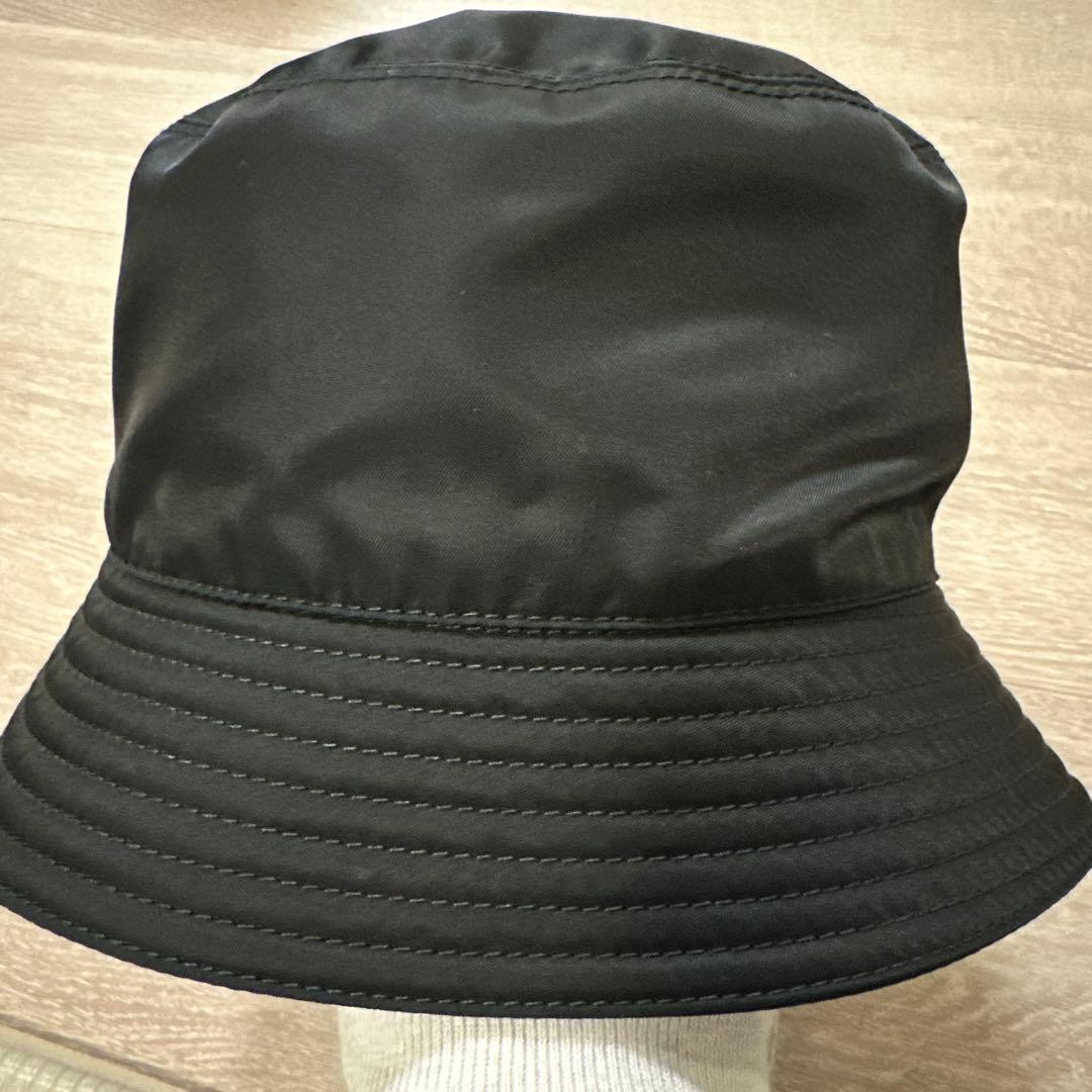 S【クリーニング済み】プラダ　バケットハット　XL ブラック