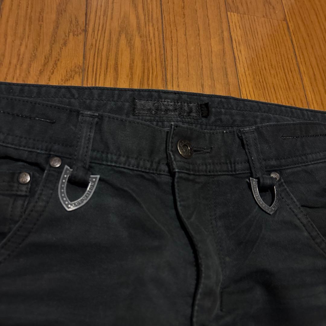 パンツ 00s luv maison flame flare denim archive