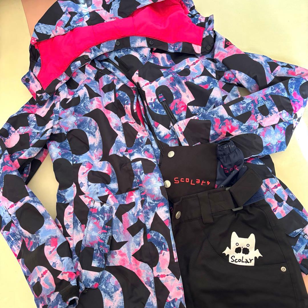年始限定価格✨ROXY ウェア 上下セット スカラー スキー スノボウェア 派手