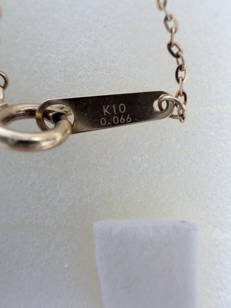 4°C K10 花モチーフ ネックレス