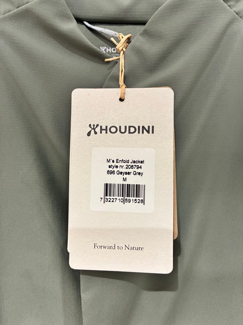 ジャケット・アウター HOUDINI M's Enfold Jacket Geyser Gray M