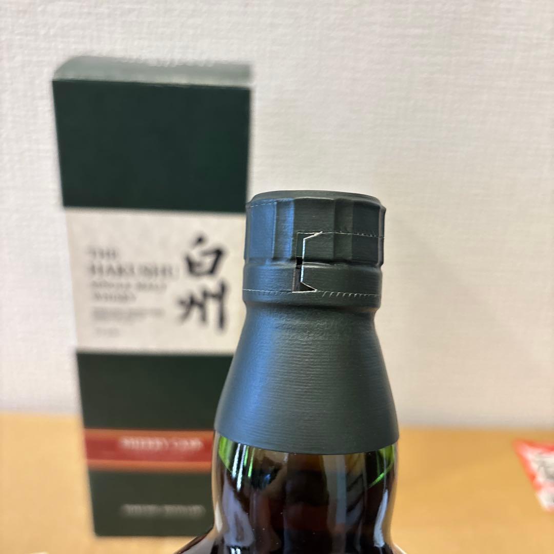 サントリー シングルモルト ウイスキー 白州2014 シェリー　冊、箱付　未開封