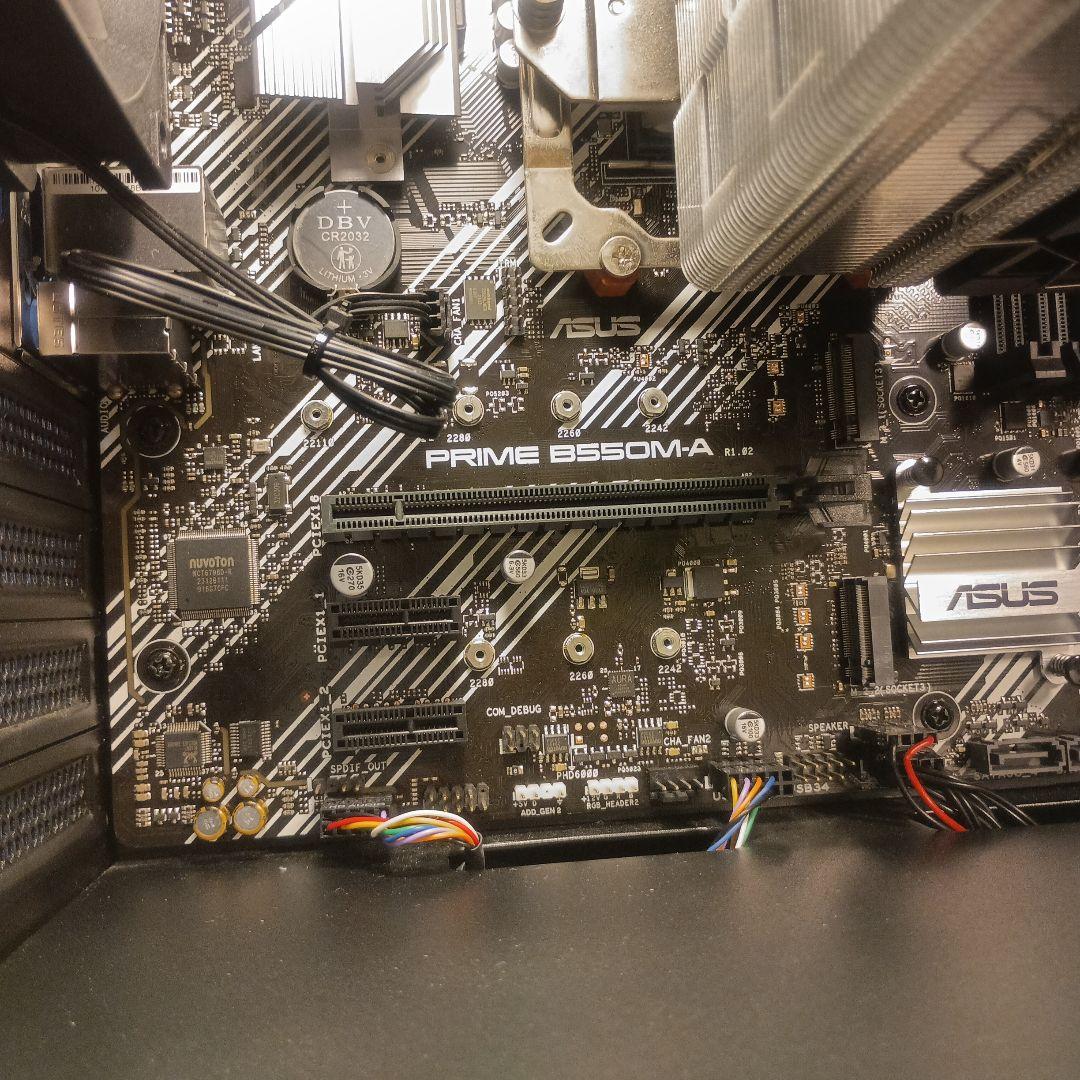 5700X & B550Mマザボ