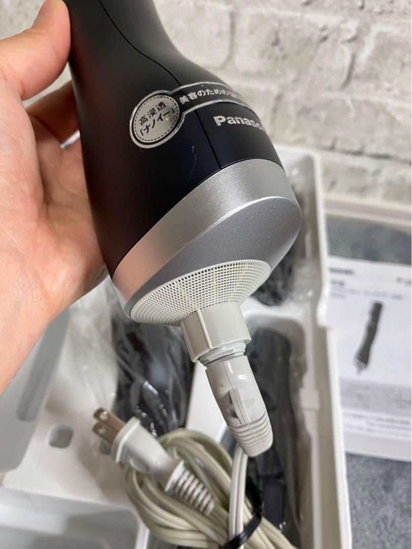 【美品】Panasonicナノケア　くるくるドライヤー　 EH-KN0G
