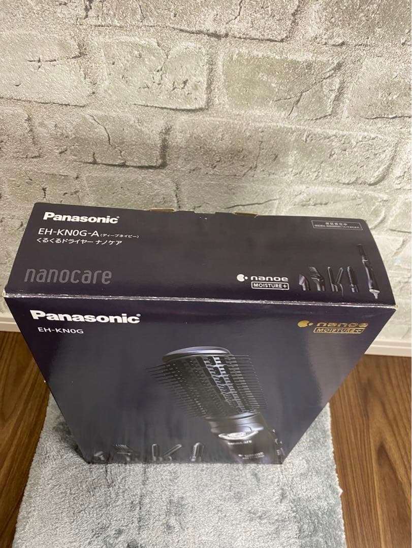 【美品】Panasonicナノケア　くるくるドライヤー　 EH-KN0G