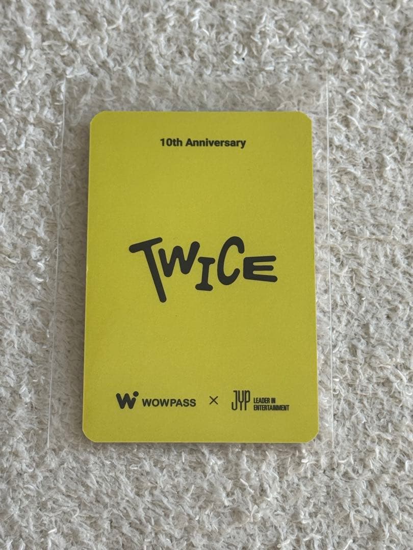 TWICE ミナ トレカ wowpass 限定　ワオパス