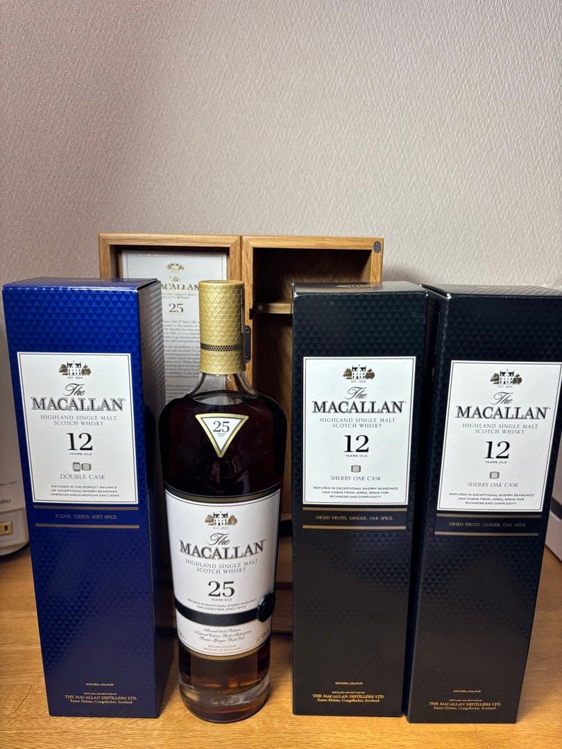 The Macallan 25年含む4本セット【サントリー正規品・新品未開封】