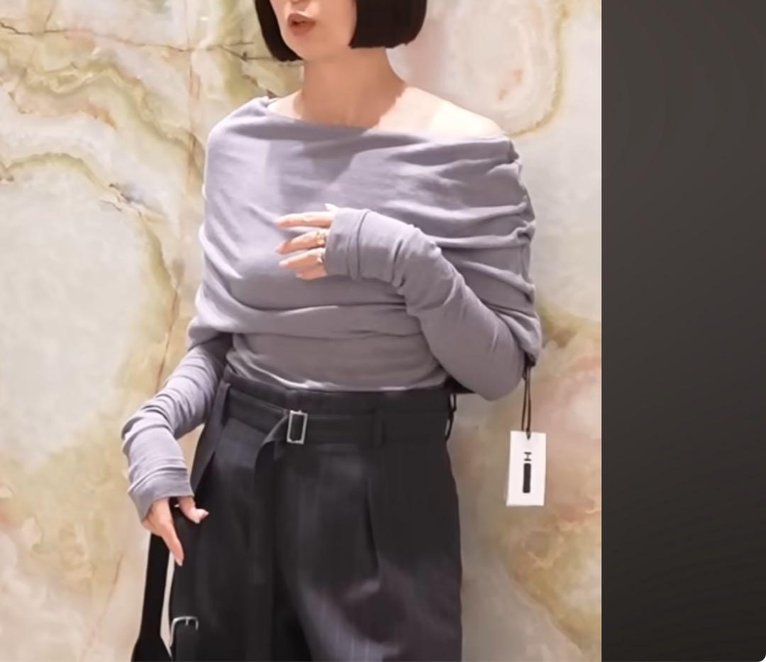 【BOWTE】CAPE DETAIL COTTON/SILK CUT&SEWN