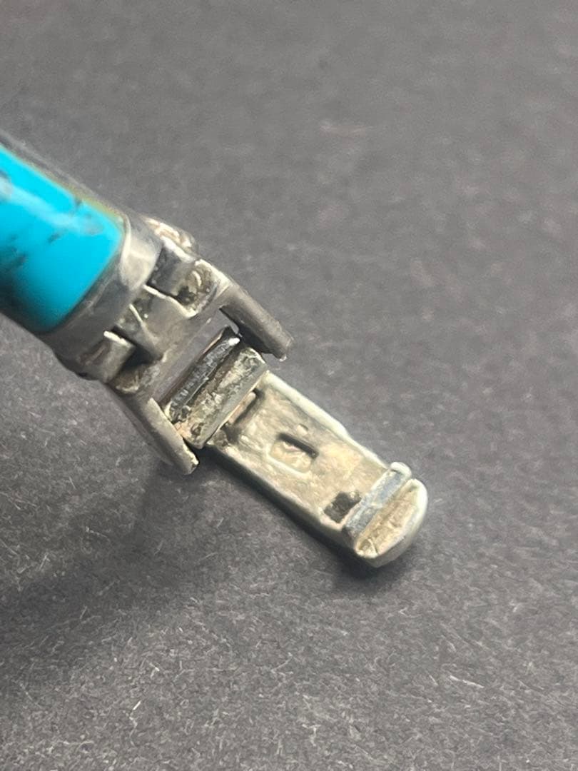 【激レア】シルバー925 ターコイズ？ バングル ブレスレット