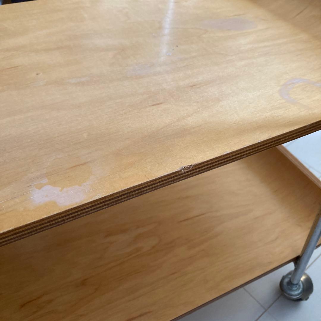 えぬ。ミッドセンチュリー　キッチンワゴン　 キャスターワゴン