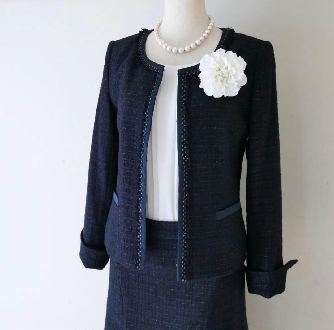 UNTITLED アンタイトル　ツイードセットアップ　サイズ2