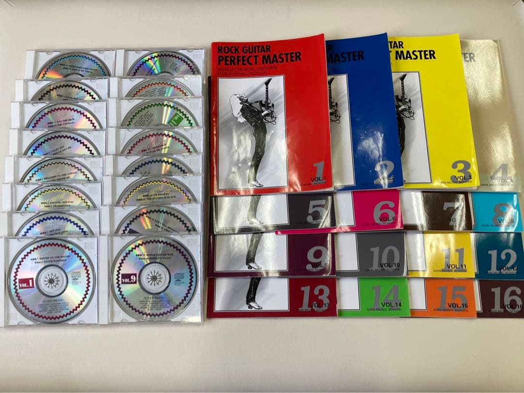 ロックギター完全マスター 教則本&CD フルセット