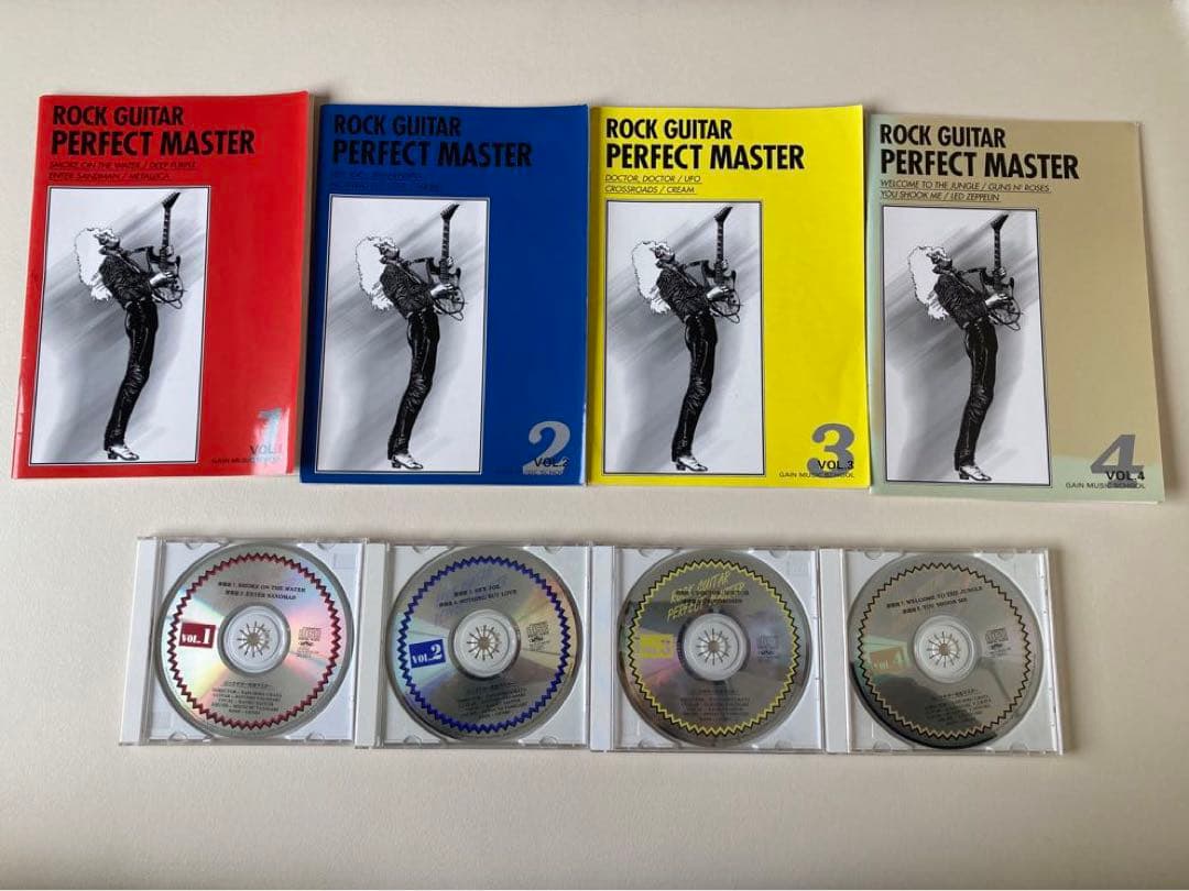 ロックギター完全マスター 教則本&CD フルセット