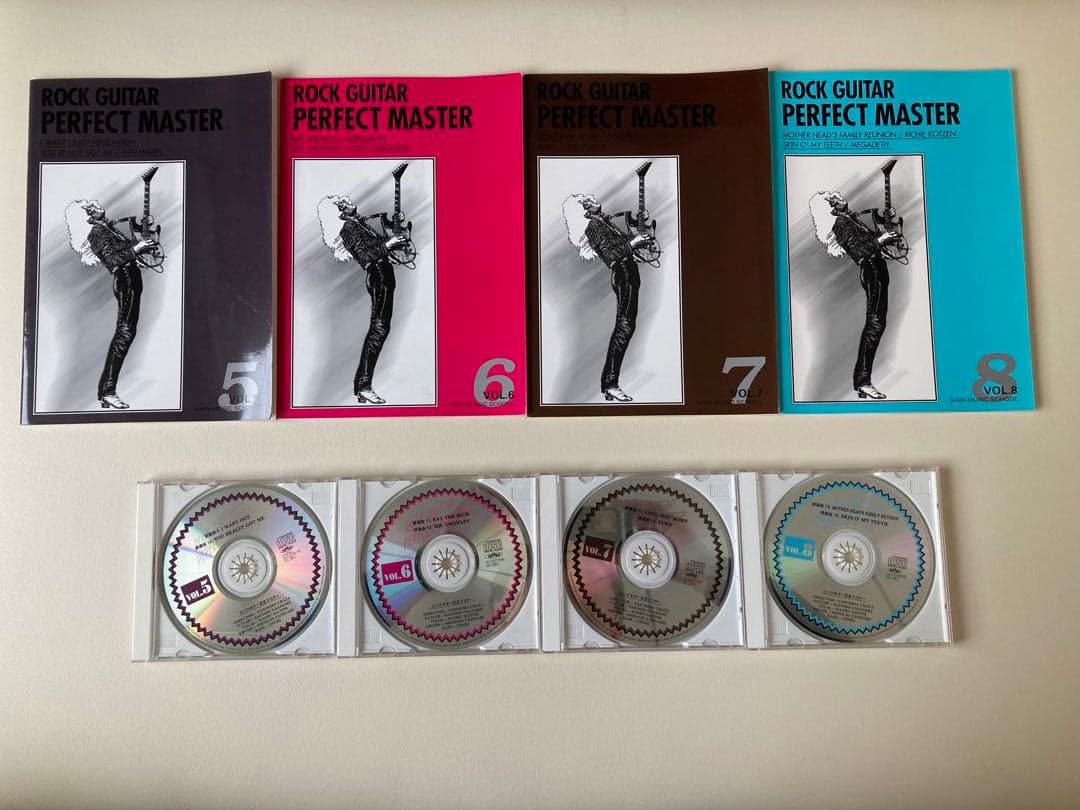 ロックギター完全マスター 教則本&CD フルセット