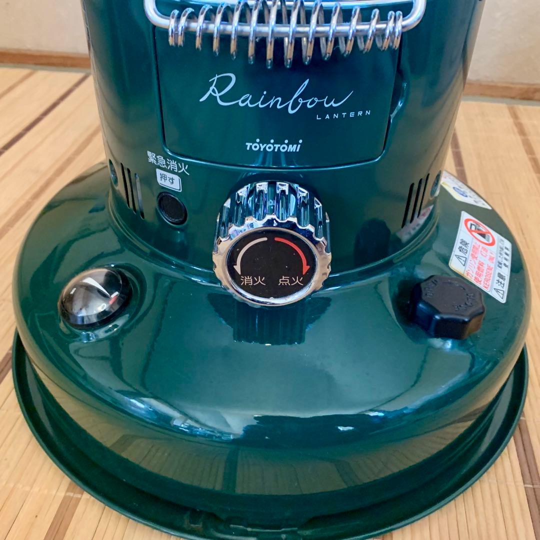 【美品】レインボウランタンストーブ　トヨトミ　RL-250 ダークグリーン