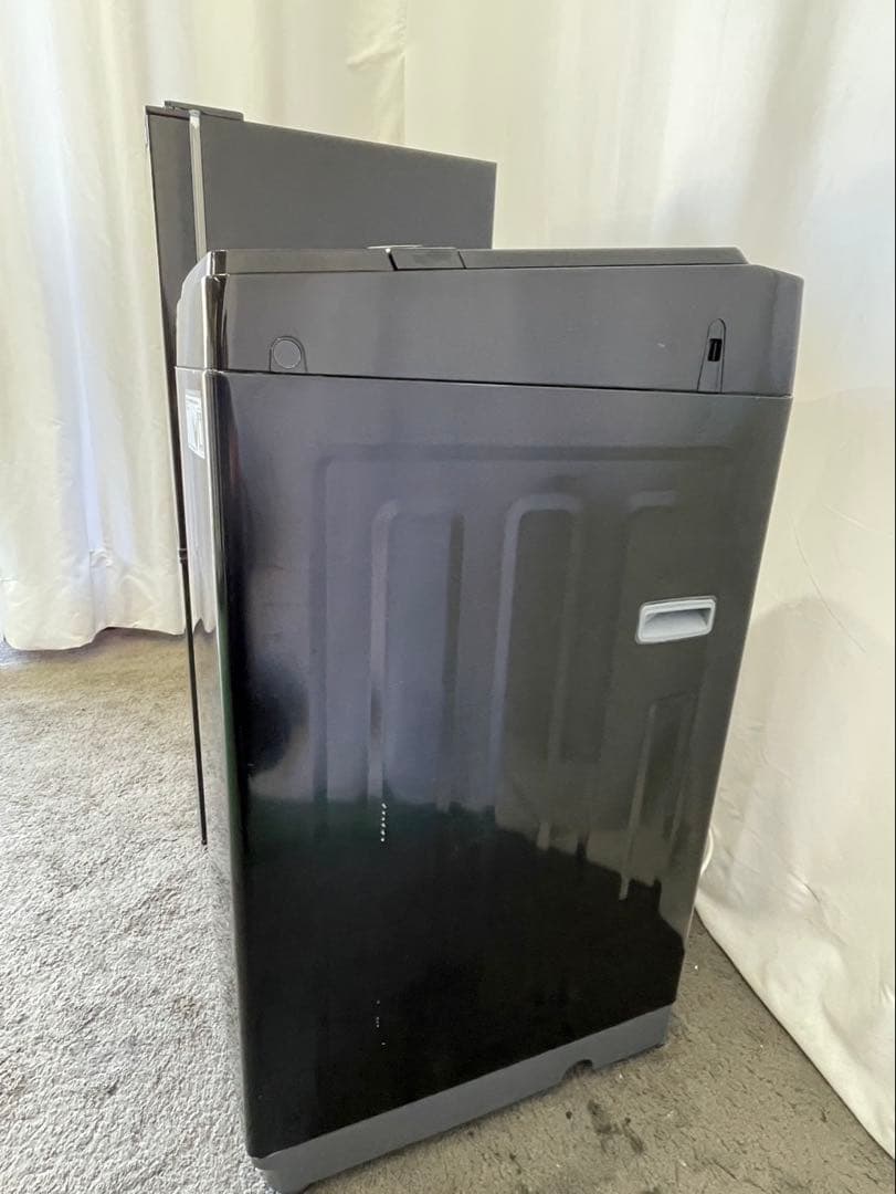 一人暮らし　冷蔵庫　洗濯機6㌔　ニトリ　設置無料　単身セット　黒　綺麗　安い