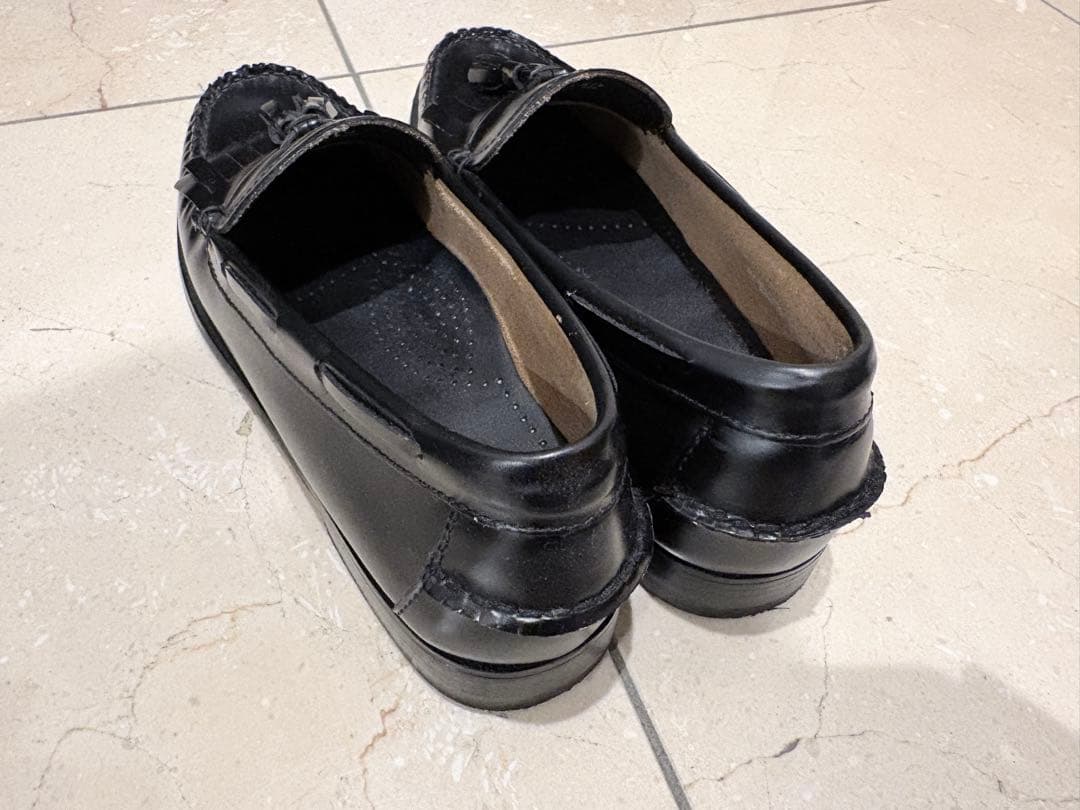 G.H. Bass & Co. ブラックタッセルローファー/US8.0・25cm