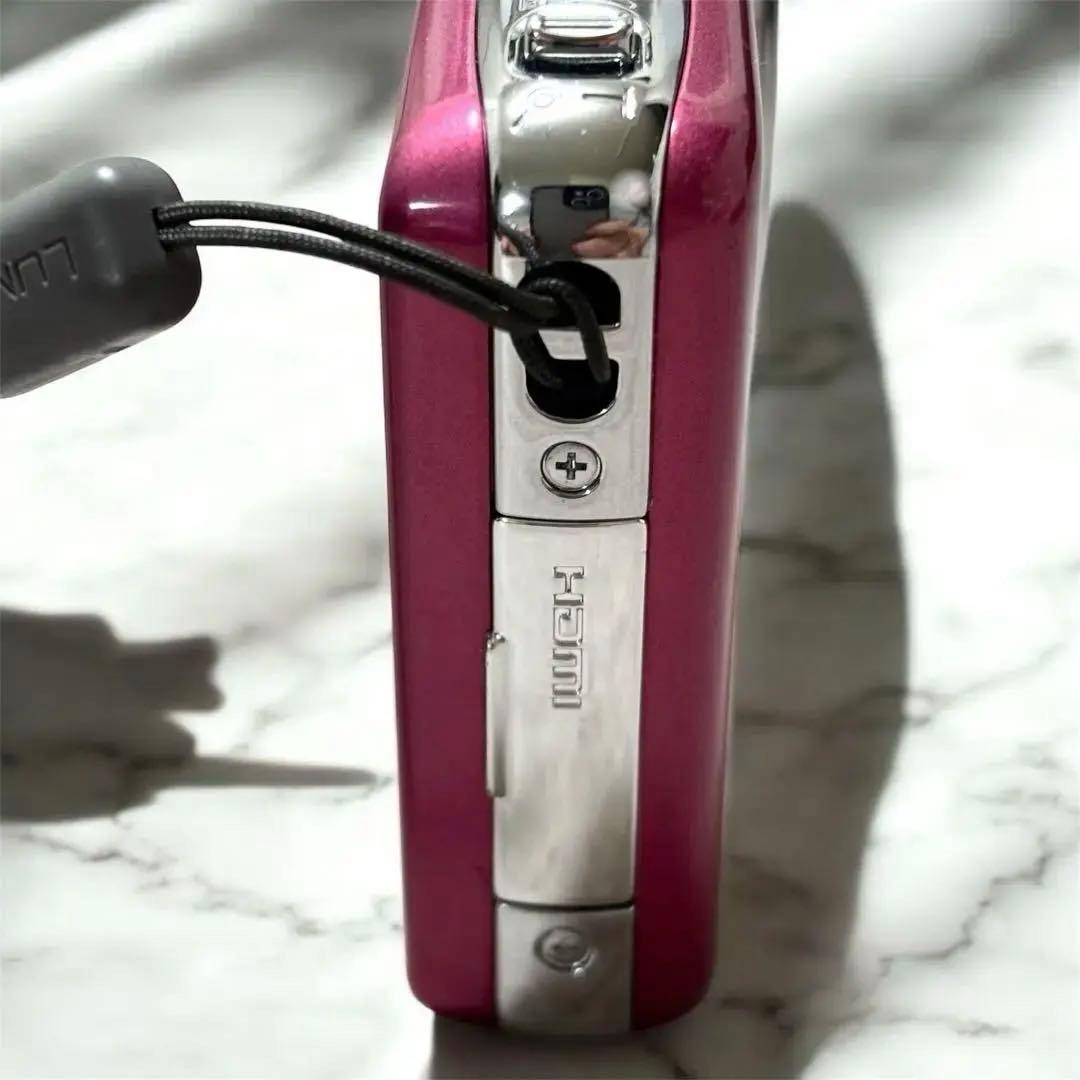 【美品】 Panasonic LUMIX DMC-FX77 ピンク コンデジ