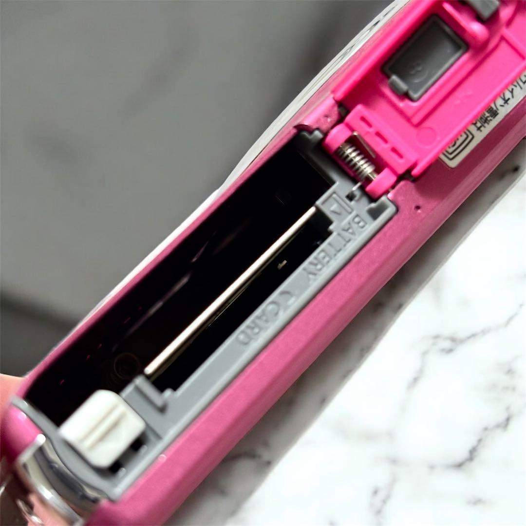 【美品】 Panasonic LUMIX DMC-FX77 ピンク コンデジ