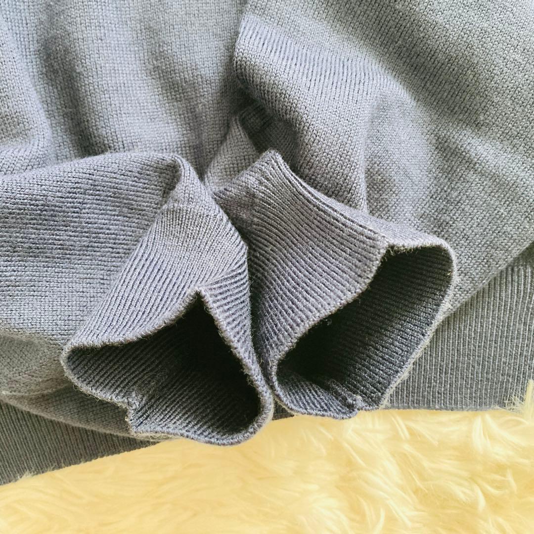 ピッキー GUCCIグッチ ニット セーター ネイビー ウール100%