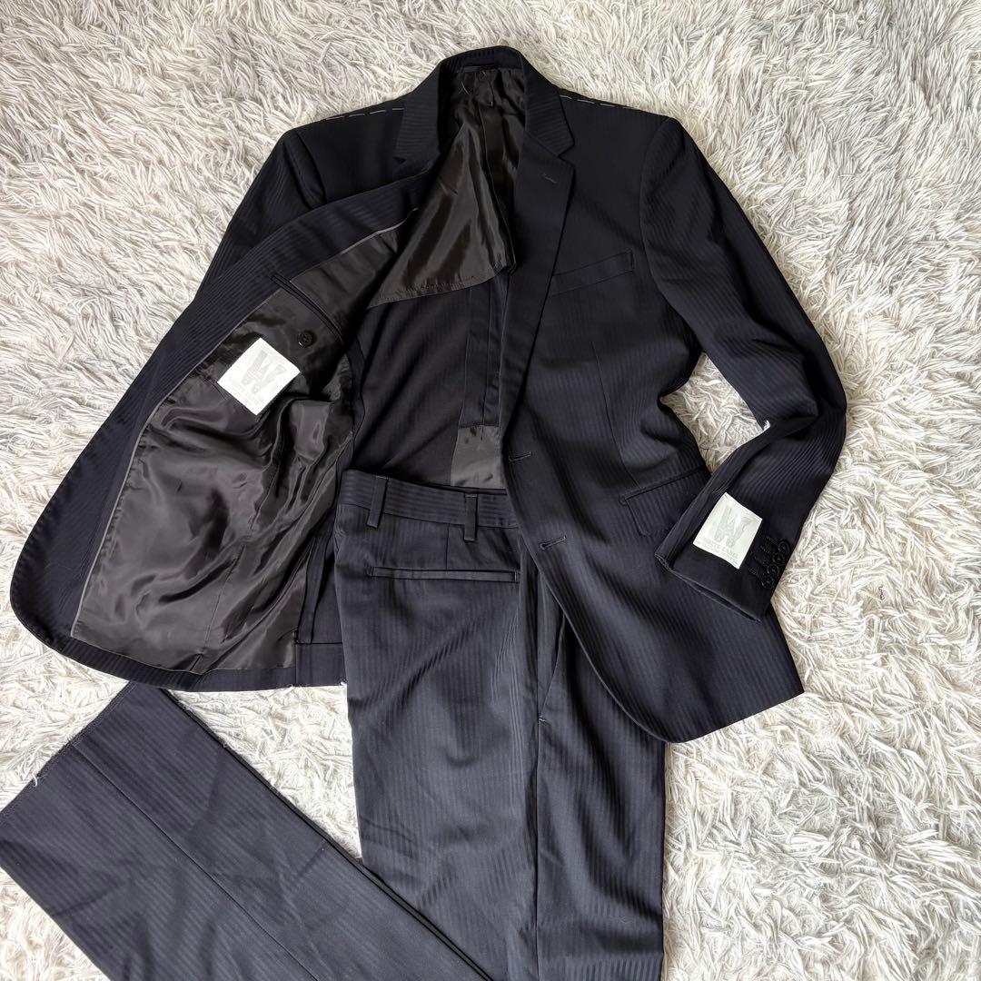 【未使用】ユナイテッドアローズ スーツ セットアップ ネイビー ホワイトレーベル