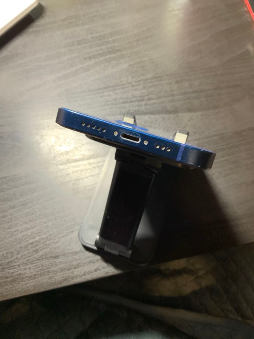 iPhone12 128GB SIMフリー ブルー ケース・レンズカバー付き