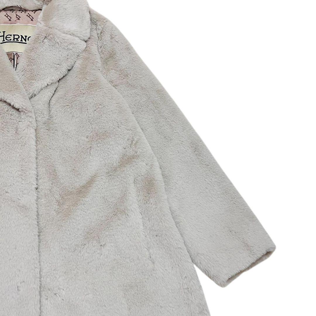 HERNO 24AW SOFT FAUX FUR COAT エコファーコート