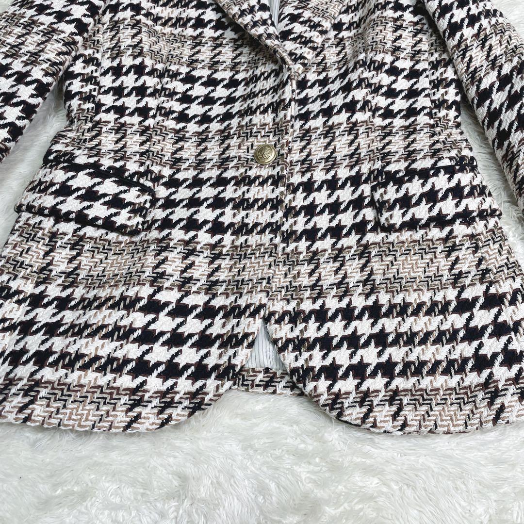 美品　allureville ビックチェック　テーラードジャケット