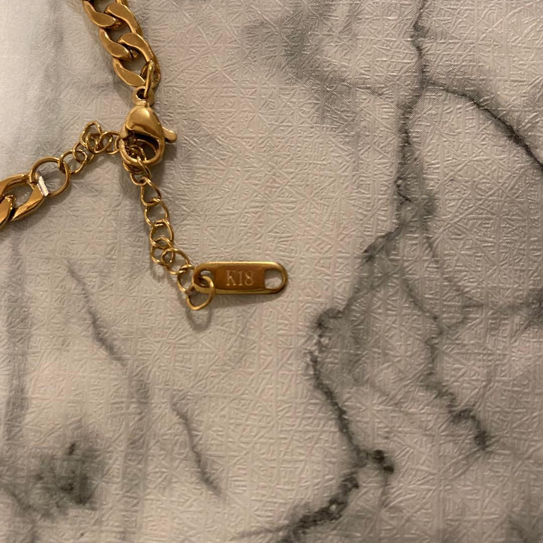 遺品整理　K18刻印　ネックレス　45cm