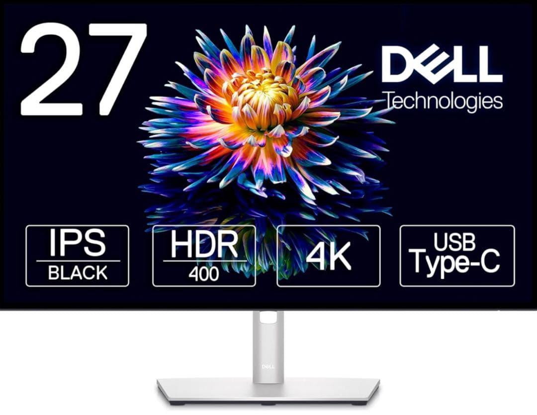 U2723QX (U2723QE )DELL 4K 27インチ モニター 新品
