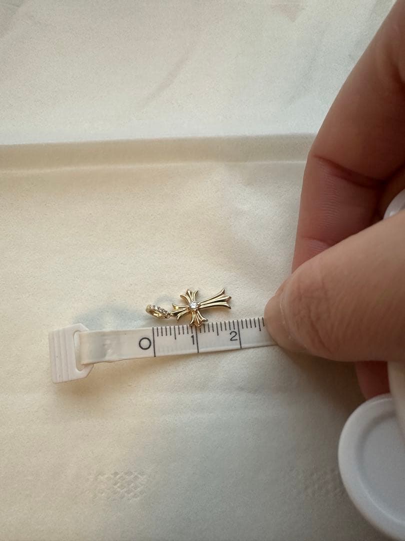 K18YG天然ダイヤモンド　ペンダント　0.07ct