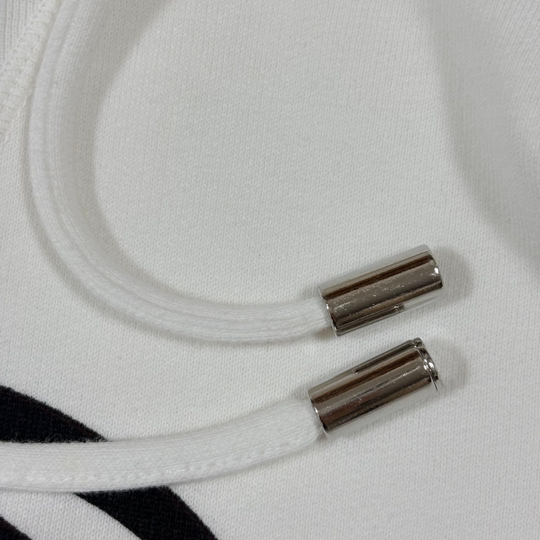 美品✨DSQUARED2 バニーロゴ プルオーバーパーカー 白 M