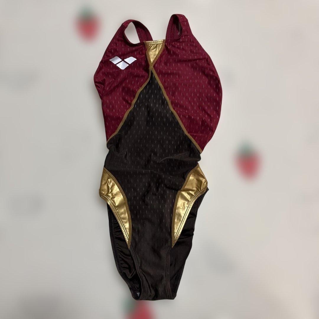 使用品 アリーナ 競泳水着 Mサイズ エールブルー ハイカット