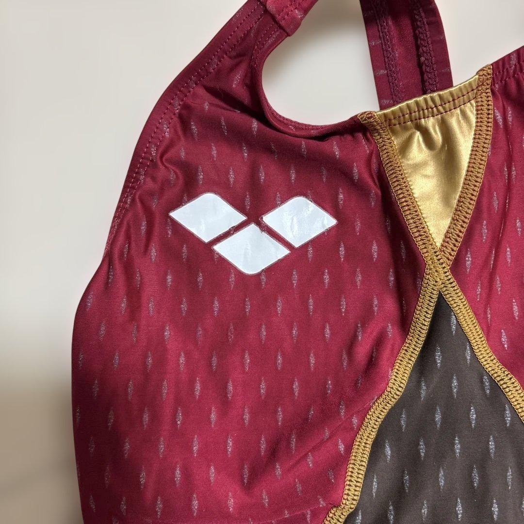 使用品 アリーナ 競泳水着 Mサイズ エールブルー ハイカット