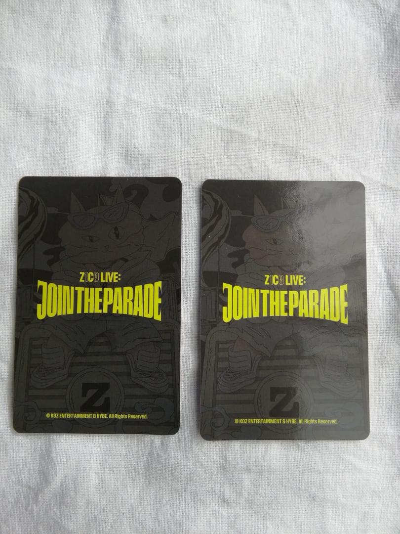 ZICOジコzico join theparade ZICOカードトレカ