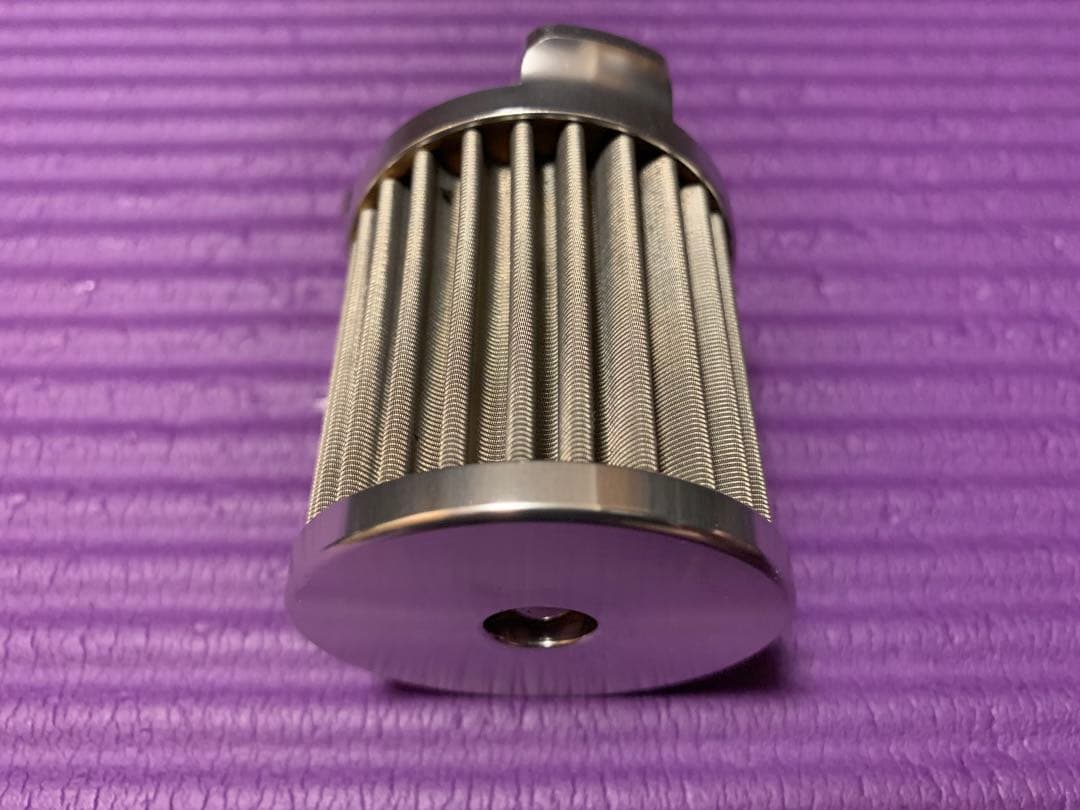 【ハーレー】FLO PCS4 ステンメッシュオイルフィルター （黒）