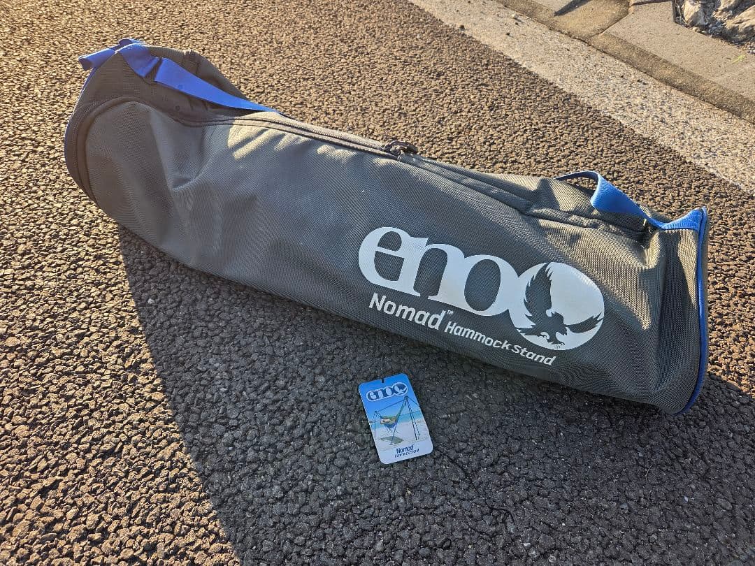 【美品】eno ノマド ハンモックスタンド 自立式 折りたたみ コンパクト