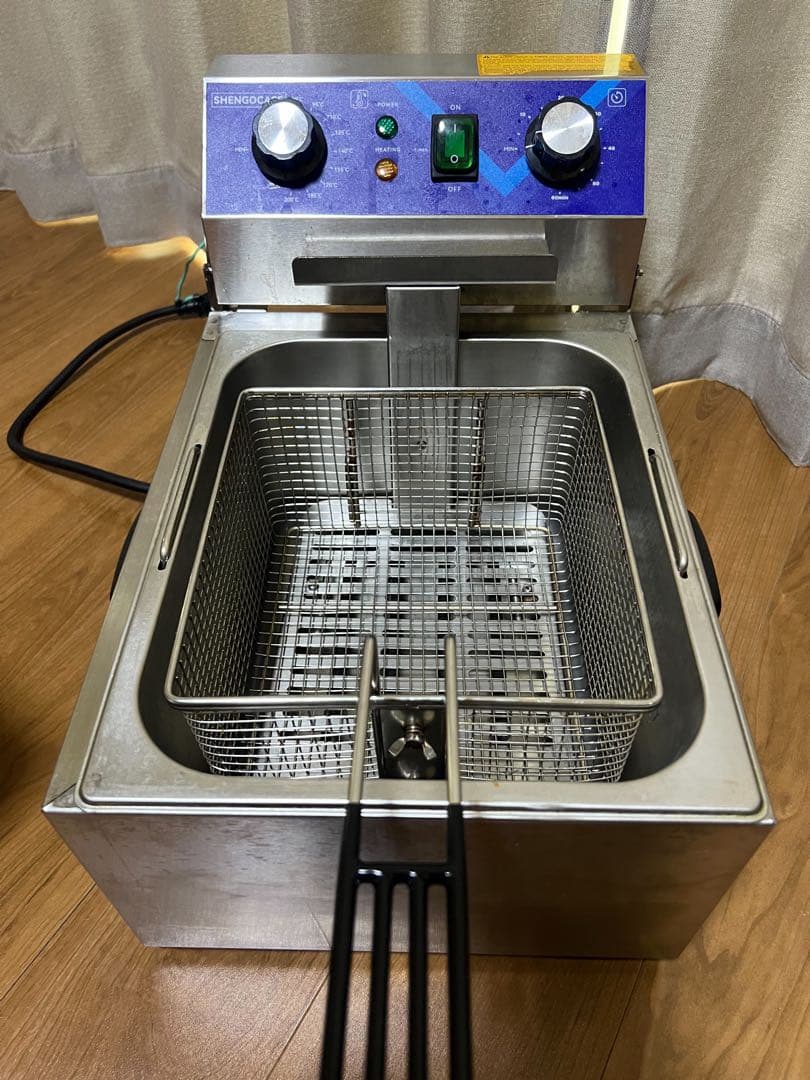 電気フライヤー 10L 卓上フライヤー 揚げ物