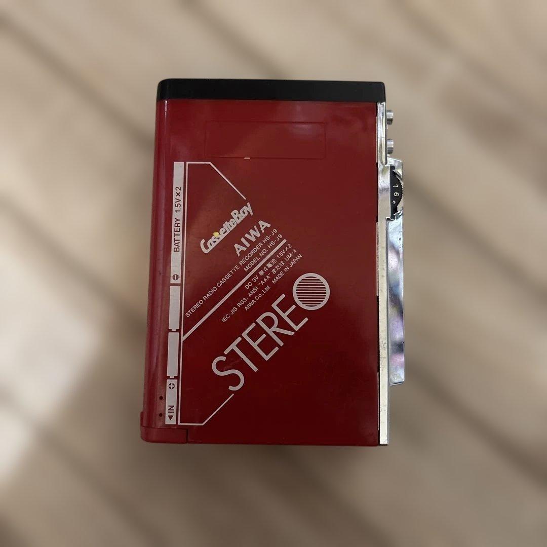 91：AIWA　HS-J9　ポータブルカセットプレーヤー　ジャンク