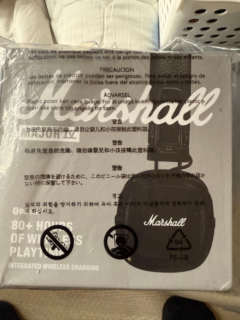 Marshall ワイヤレスヘッドホン 80時間以上再生　未開封