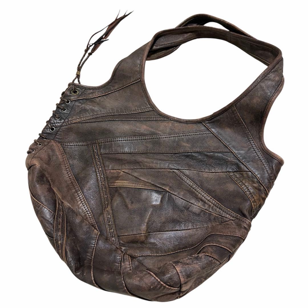 初期 kmrii ショルダーバッグ レザー archive v系