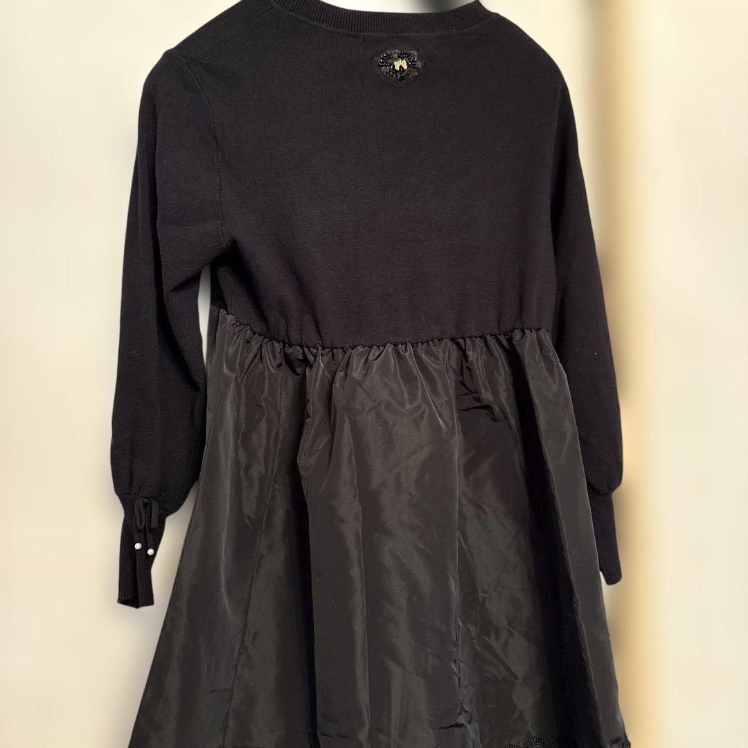 Super Beauty❣️黒のビーズ装飾チュニック 新品未使用