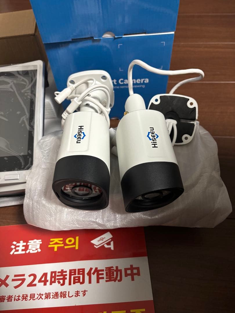 Hiseeu 防犯カメラ　　WiFiスマートカメラセット