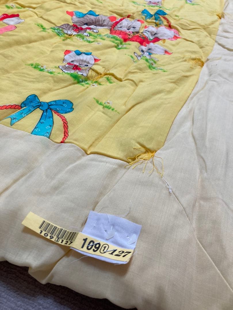 ベビー　かけ敷　布団　カバー　4点　セット 　レトロデザイン